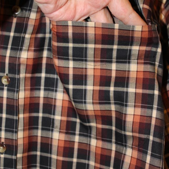 🍂 EUC! Fantastic Fall Find! Jos. A Bank Traveler's button-down, size XL - Picture 5 of 7